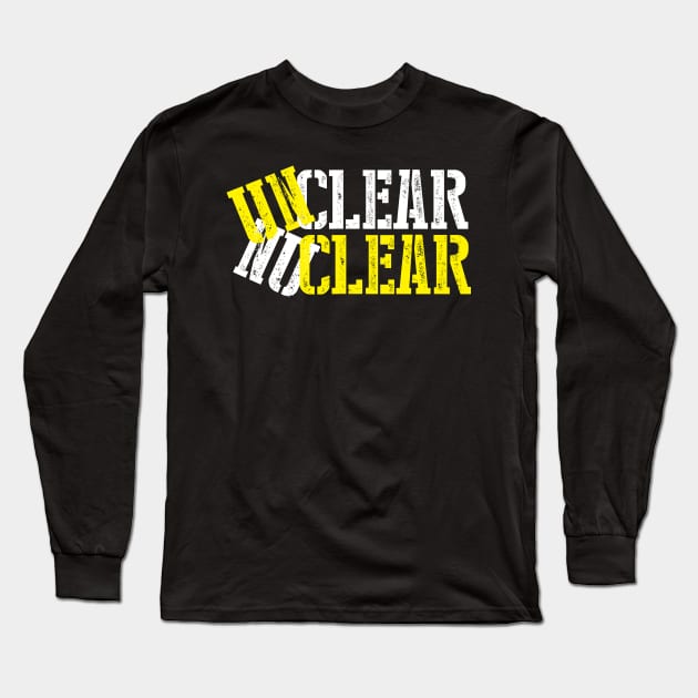 Unclear Nuclear Long Sleeve T-Shirt by jazzworldquest